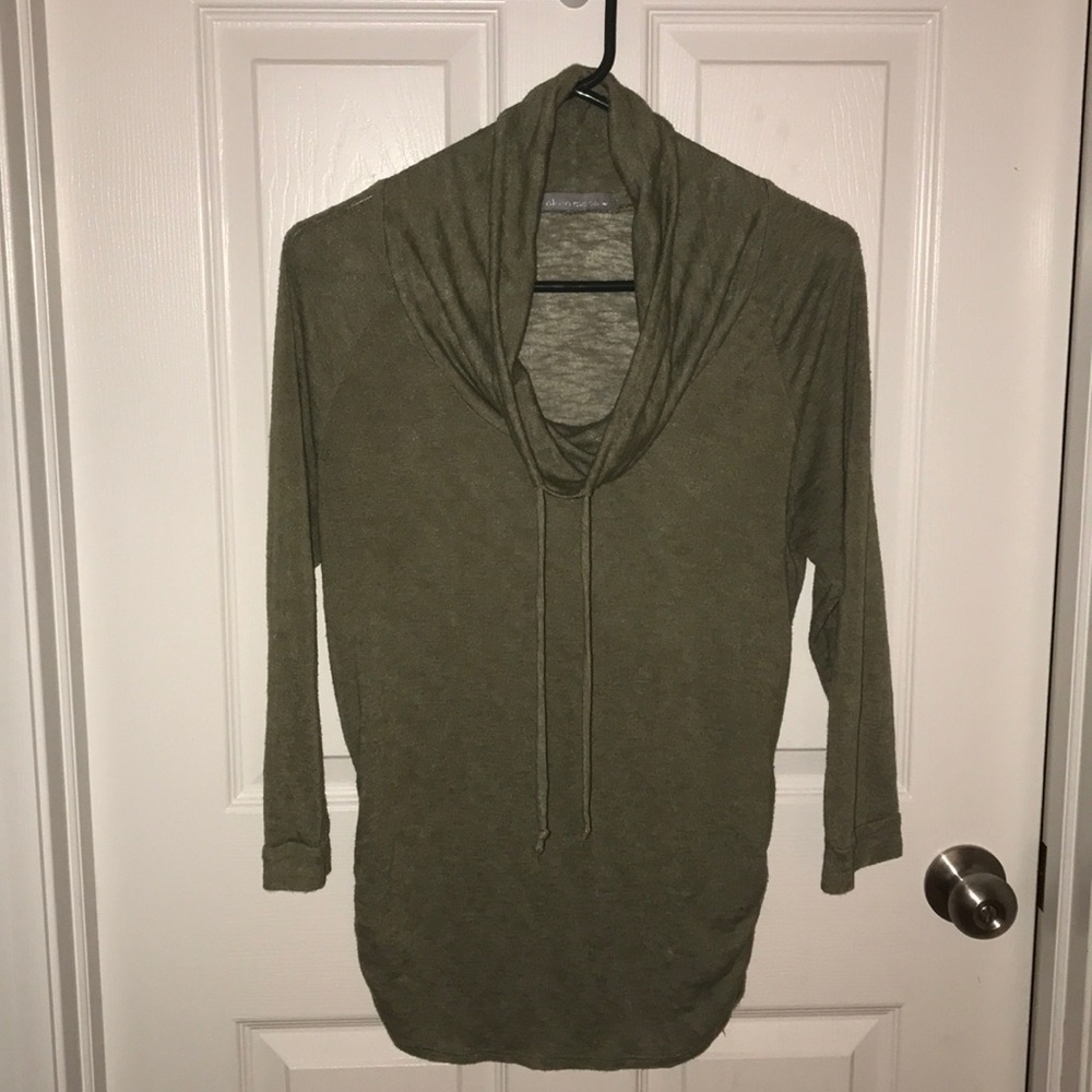 Olivia moon light green slouchy turtleneck medium
